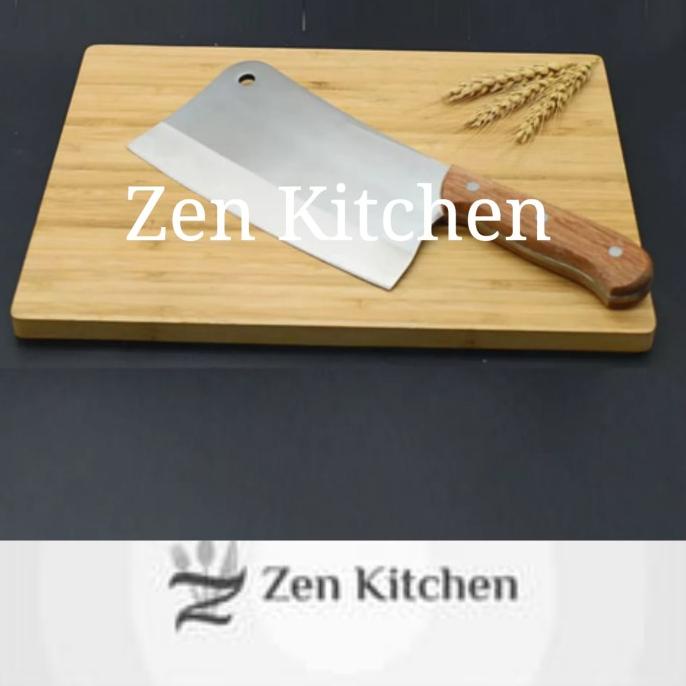 Pisau Daging Tulang Pisau Dapur Stainless Steel 30Cm Japan Pengiriman Cepat