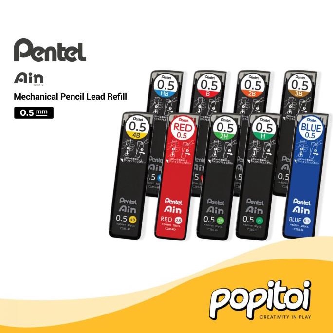 

best seller] Pentel Ain Mechanical Pencil Lead Refill (NEW) Isi Ulang Pensil