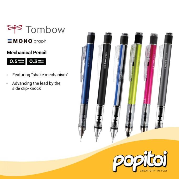 

Ready stock] Tombow Mono Graph Mechanical Pencil Pensil Mekanik 0.3 0.5 mm