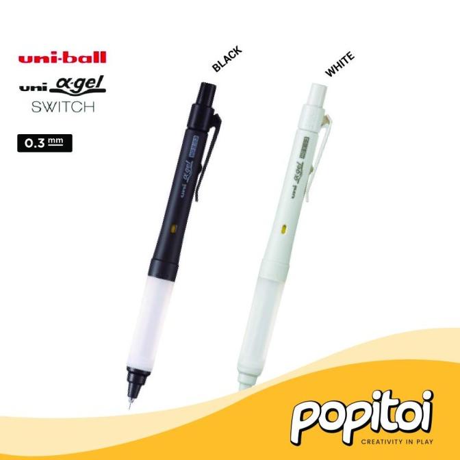 

&<&<&<&] UNI Kuru Toga Alpha Gel SWITCH Mechanical Pencil 0.3 0.5 mm Pensil