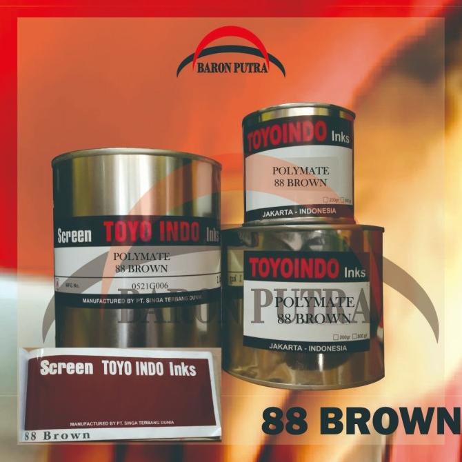 

*****] TINTA TOYO POLYMATE 88 BROWN 200GR (TINTA PLASTIK)