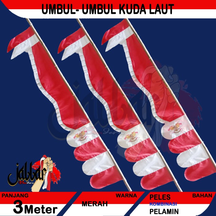 (10Pcs) Umbul-Umbul Kuda Laut Kapsul - 300Cm Tantinseller