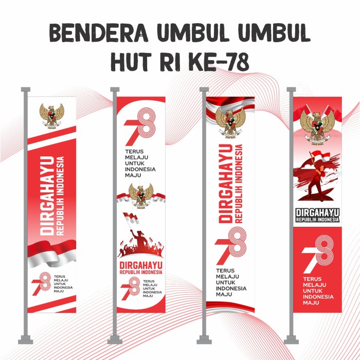 Bendera Umbul-Umbul Merah Putih Hut Ri 78/Cetak Umbul-Umbul Tantinseller