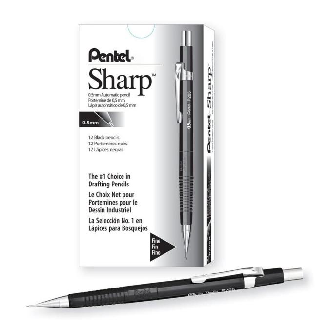 

}}}}}}] Pentel Sharp P205 0.5 drafting pencil