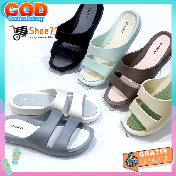 Sandals Korean Import Sendel Rmja High Quality Sendel Prempuan Kekinian Sndal Dwasa Kece Srendal Wan