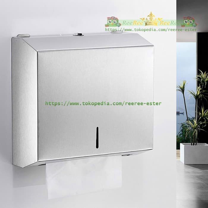 Termurah Tempat Tissue Toilet Stainless / Kotak Tisu Tembok / Tissue Box