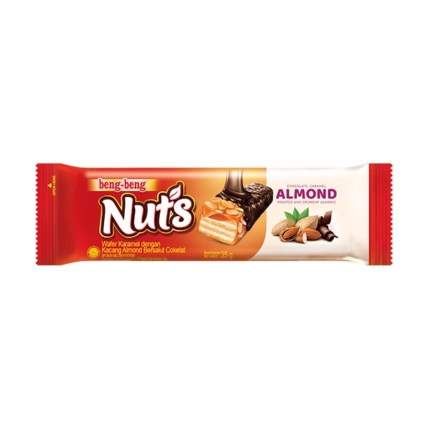 

BENG BENG NUTS CHOCOLATE ALMOND 35 GR - COKLAT