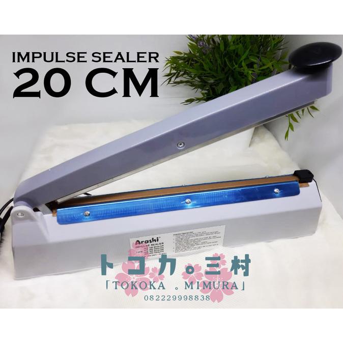 ARASHI Mesin Press Plastik - Alat Sealer Pres Plastik - Impulse Sealer