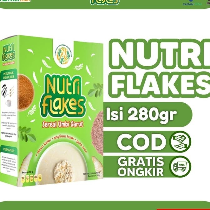 

Diskon | HJ6 | TERLARIS!!! Nutriflakes Sereal Umbi Garut Untuk Asam Lambung Gerd Maag Mag Diet Turunkan Berat Badan Original