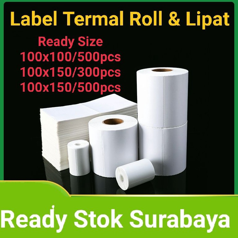 

[SKY Label]LABEL STICKER THERMAL 100 X 150/100x100 BARCODE A6/Label OLSHOP 68