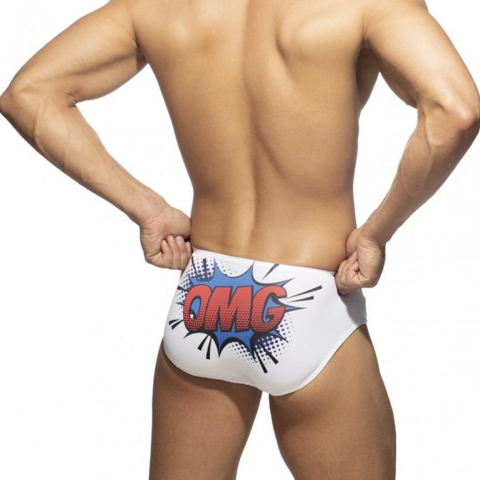 MINI brief celana renang pria bikini AD OMG 3 warna