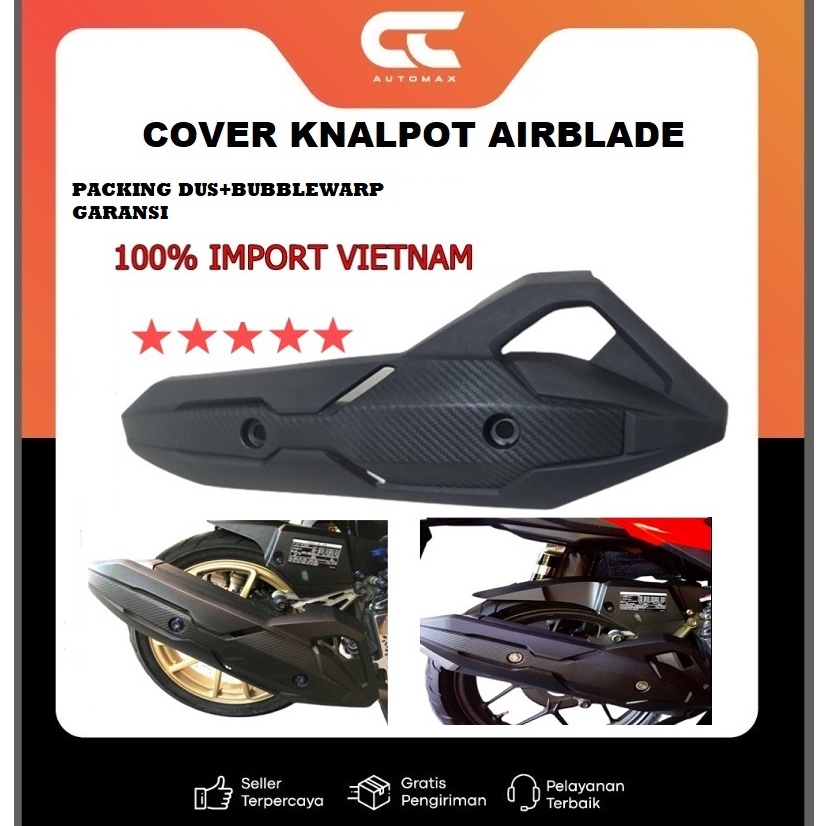 ★★ TL Cover Tameng Knalpot Airblade VARIO 125 150 PCX CBU AIR BLADE f Terlaris Baru.