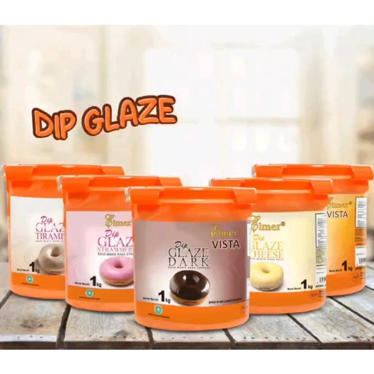 

8.8 [Discount] Promo!! Elmer Dip Glaze 1Kg All Variant Rasa Lengkap!! New !!