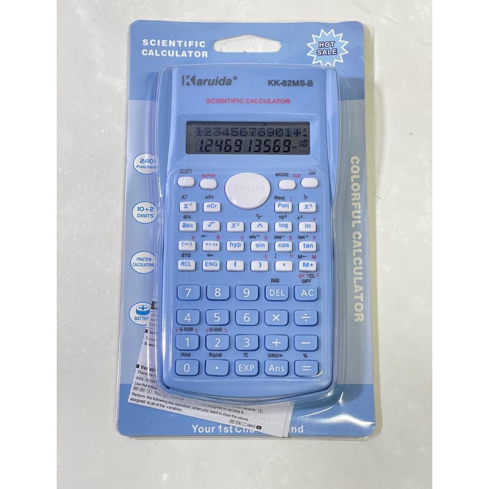 

8.8 Kalkulator Sekolah Scientific 82Ms Colour - Calculator Ujian Sin Cos Tan Function 240+ Grosir !!