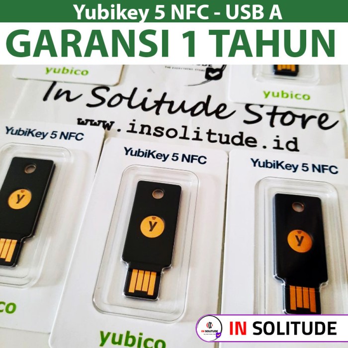 Yubikey Yubico 5 5C NFC Security Key USB & Two Factor Authentication