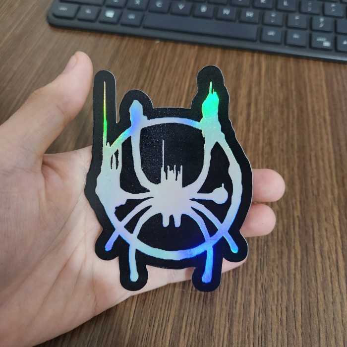 

Sticker Hologram Anime Besar - PSH1916 - Spider logo