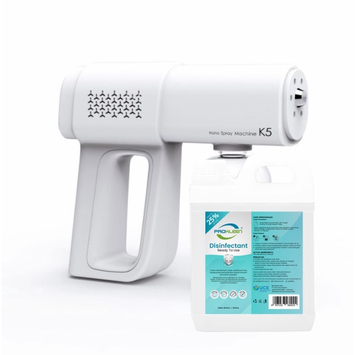 Nano Spray Gun K5 WIRELESS Disinfektan Fogging Disinfectant Spray - K5