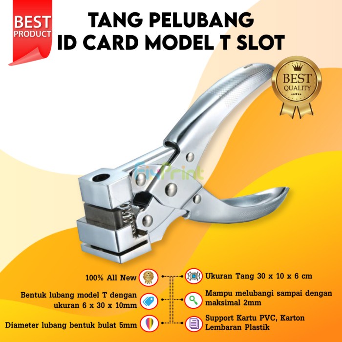 

Terlaris Tang Pelubang Id Card Model T Slot, Punch Airplane Hole Pvc