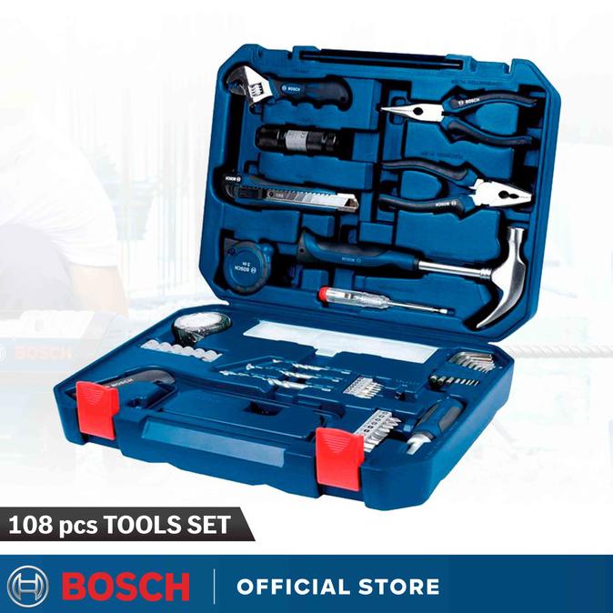 BOSCH Toolkit 108 Pcs Mixed Set 108 Multifunction Tool Kit