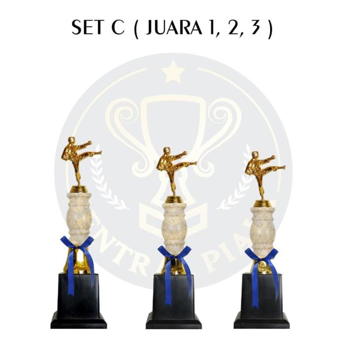 Piala Patung Marmer Tennis Meja Seni Bela Diri