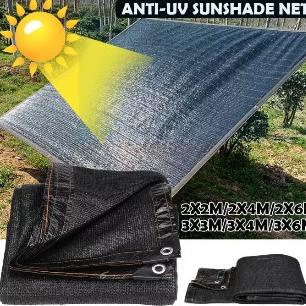 Jaring Penahan Sinar Matahari Anti-UV, Terpal Jaring Pelindung Panas