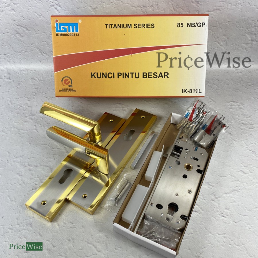 Gagang Kunci Pintu Set IGM / Handle + Body Pintu