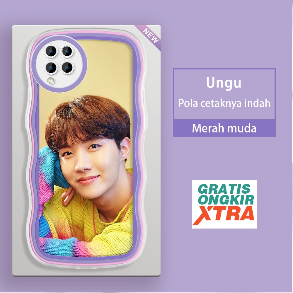 Mulia Samsung M02 M11 M12 M22 M32 M10 M21 M30S M23 5G Casing Ponsel  Pola J-Hope BTS Korea  warna-wa