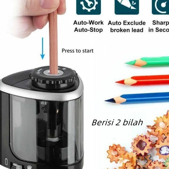 

YKTN9223㊯ Rautan Pensil Elektrik / PENCIL SHARPENER - TENWIN 8005/ Dilengkapi 2 Mata Pisau ㊫