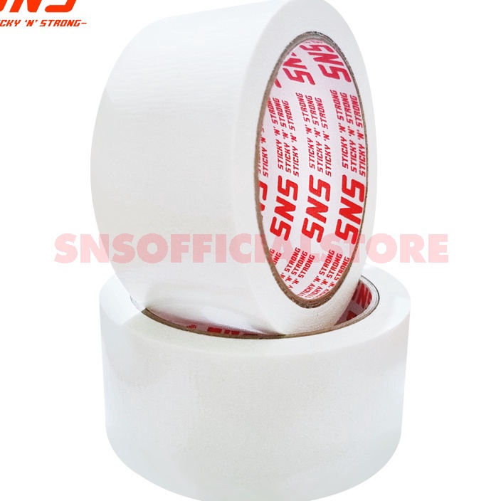 

SDCW7396㊦ LAKBAN KAIN PUTIH CLOTH TAPE PUTIH 2 INCH X 12 METER SNS STICKY N STRONG ㊩