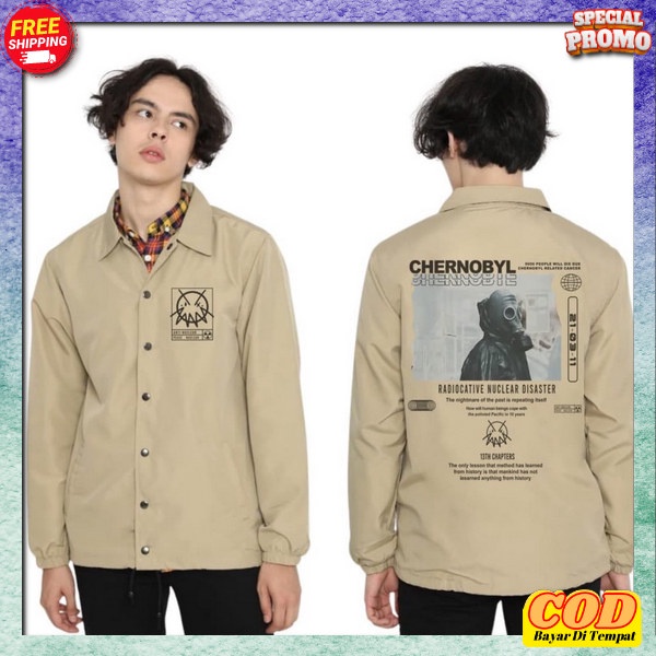 Jasket Unsex Resleting Jaket Original Unisex Jakwt Coach Remaja 2023 Jecet Parasut Pria Dan Wanita J