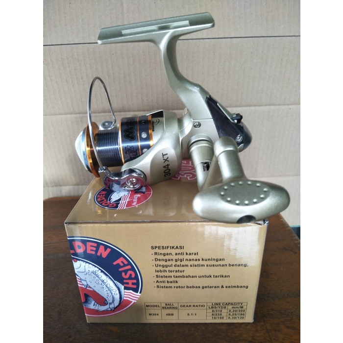 NEW SERIES REEL GOLDEN FISH MATADOR 304XT ORIGINAL