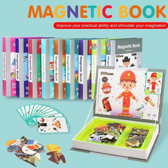 

Sale Buku Aktivitas Puzzle Anak Magnetic Book Import - Ot2031 Termurah