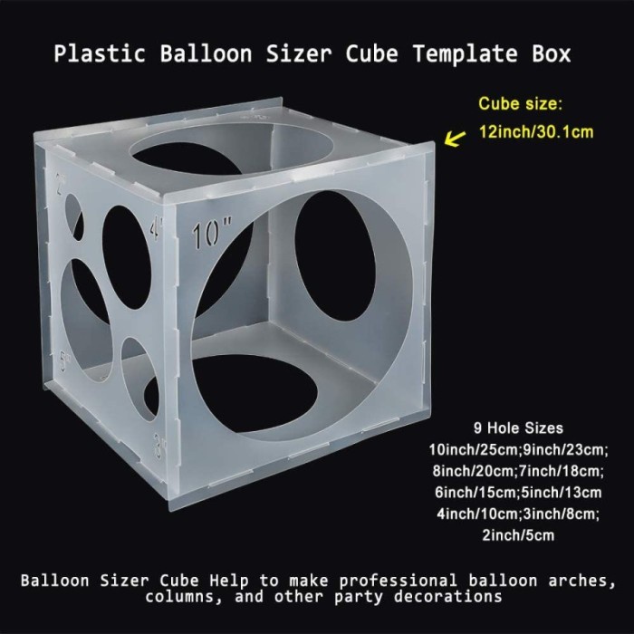 Terlaris Alat Ukur Balon / Balloon Sizer Terlaris