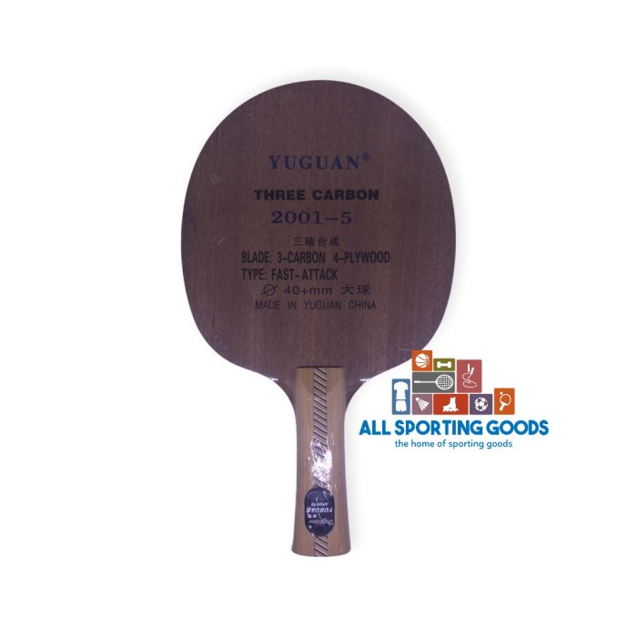 Terlaris Kayu Pingpong Yuguan 2001-5 Three Carbon