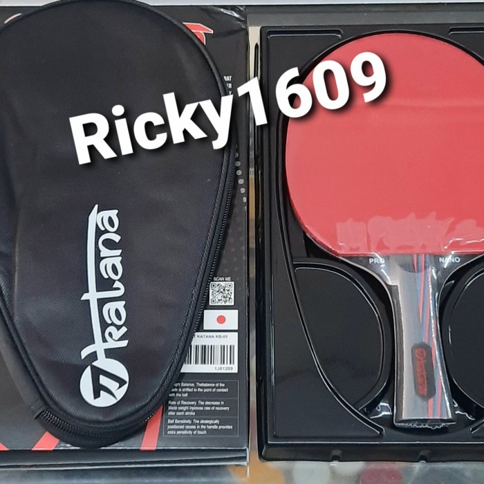 Terlaris Bet Tenis Meja Katana Kb-05 /Bet Pingpong Katana Kb-05 Carbon Pro Nano