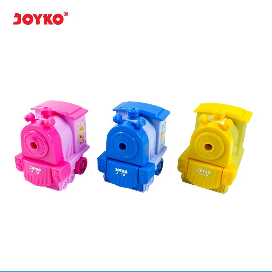 

Joyko Sharpener A-19 (Kereta Kecil) Kuning / Biru / Pink ( IRRA STORE )