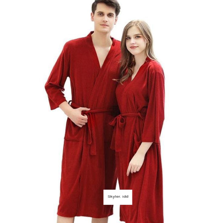 ✱TERMURAH✱ Kimono Handuk Baju Couple Pengantin Pasangan Jubah Mandi Bathrobe ✧