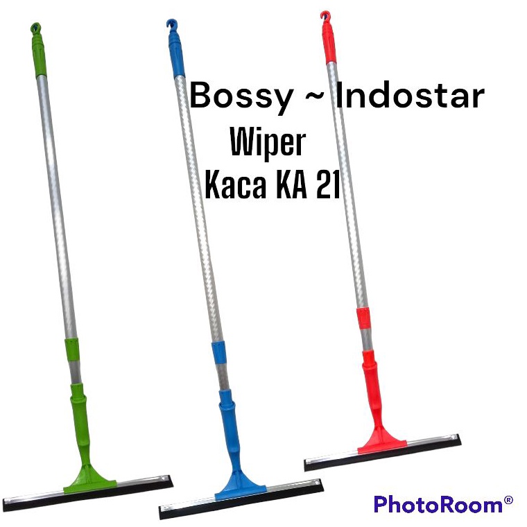 Chekout.. pembersih kaca / wiper kaca /pembersih kaca gagang panjang/wiper kaca indostar