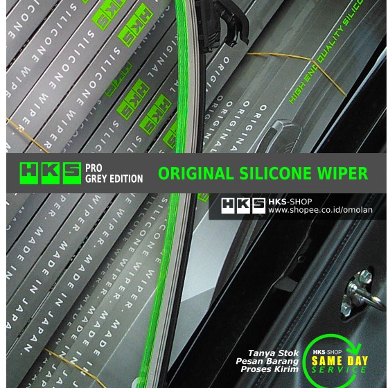 Murah.. HKS Pro Silicone Wiper / Wiper Silikon (2 Pcs )