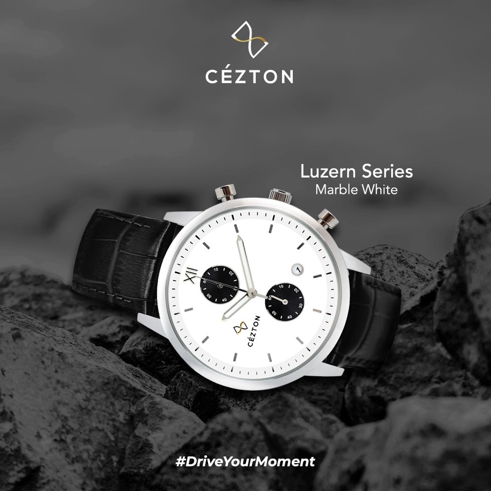 SALE. LUZERN SERIES Marble White | Jam Tangan Cezton