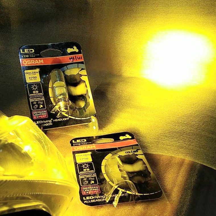 CHEKOUT. BOLHAM Halogen OSRAM LED T19 AllSeason. Golden Yellow (Sinar Kuning).