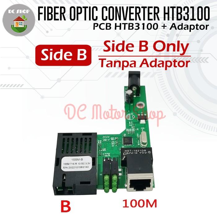 PCB NETLINK HTB-3100 A B Side A Side B Fiber Optic Media Converter FO