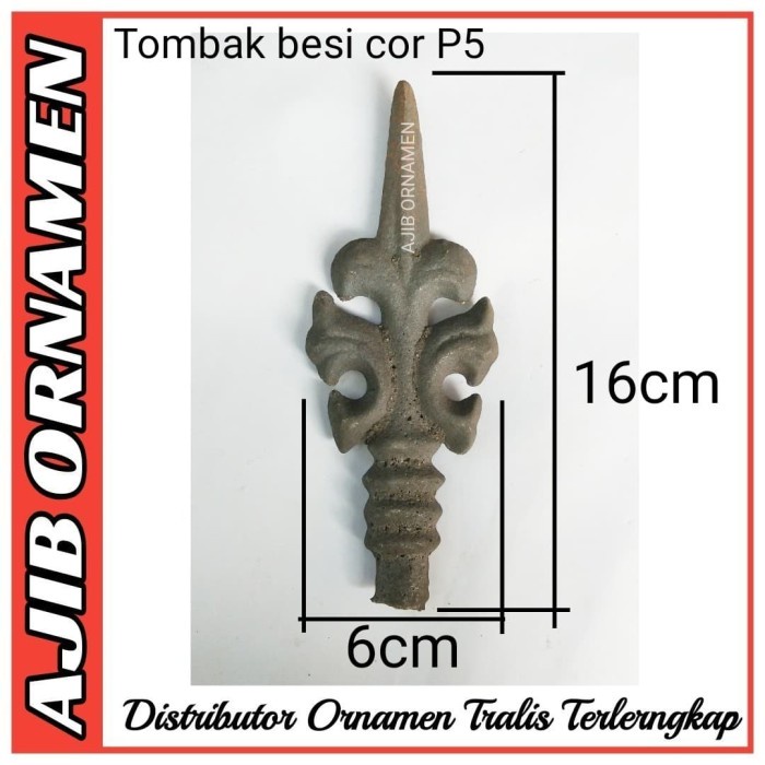 tombak besi cor tombak pagar P5