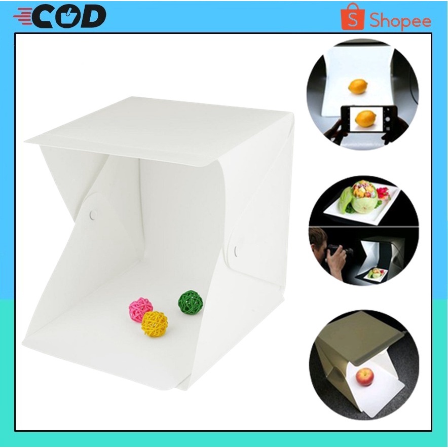 Mini Photo Studio Termasuk Lampu LED Light Box Mini Foto Studio Kecil Small Studio Poto midio Studio