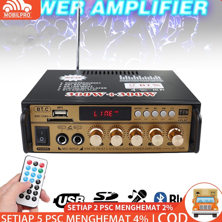SIAP KIRIM. cod power amplifier digital karaoke subwoofer Equializer 600watt power amplifier karaoke ampli karoke