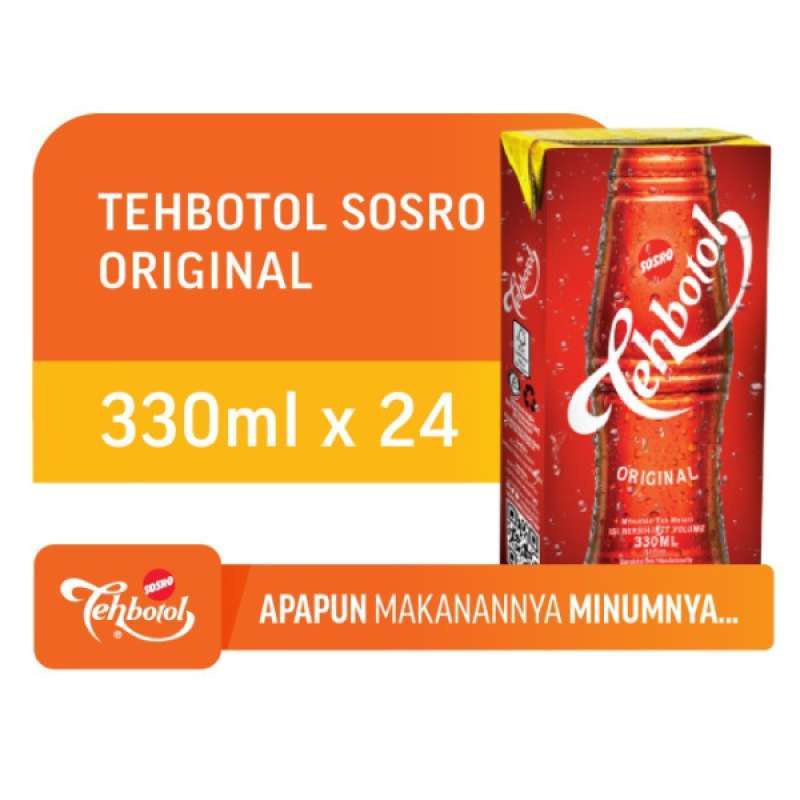 

Teh Botol Sosro Kotak 330ml 1 Dus Karton isi 24pcs @330ml