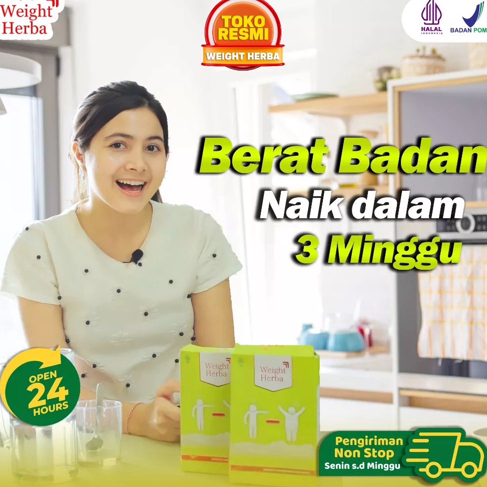 

Ready Stok Weight Herba - Susu Penggemuk Penambah Berat Badan Nafsu Makan Tingkatkan Asupan Kalori Berkualitas Tinggi Turunkan Kadar Gula Darah 100% Orignal Bahan Alami Daun Kelor Temulawak Susu Kambing