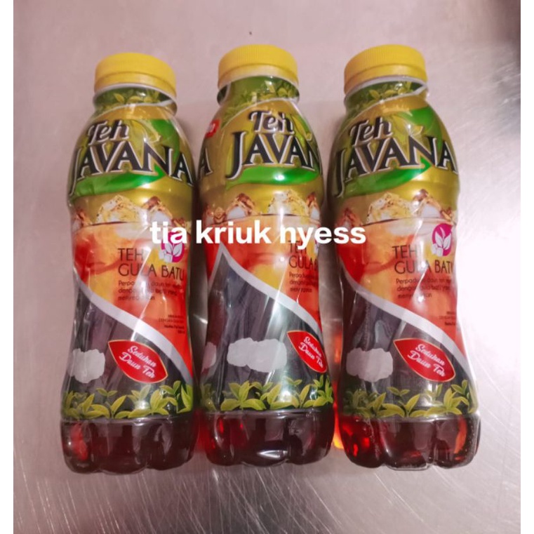 

teh Javana rasa gula batu netto 350 ml,1 botol