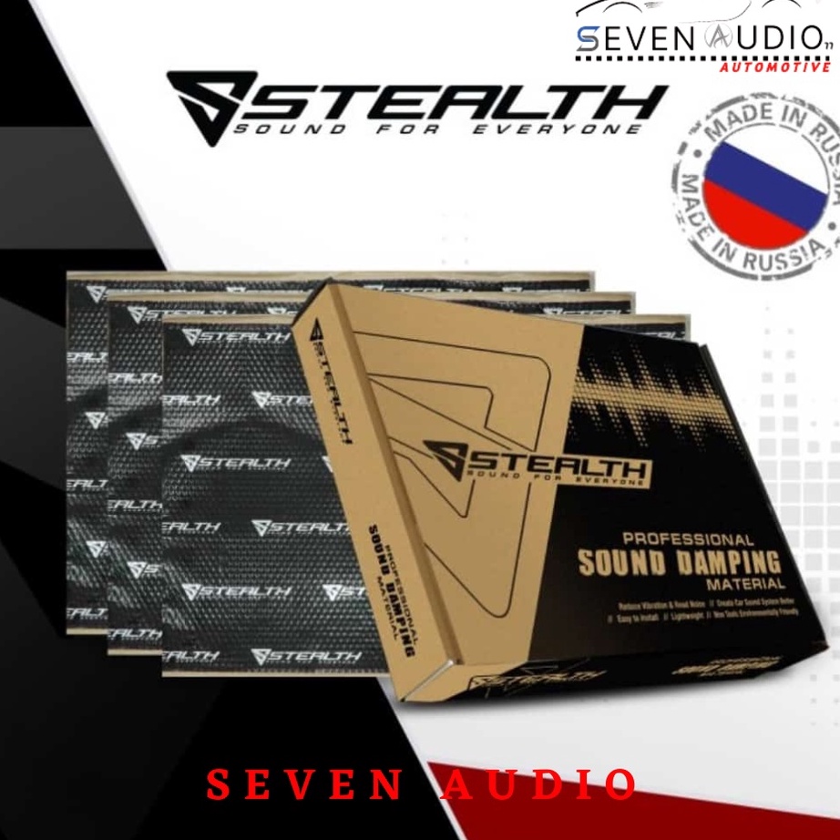 Restock Peredam Mobil Stealth Butyl Rubber Almunium 1.8MM Original Made In Rusia - Peredam Mobil Ste