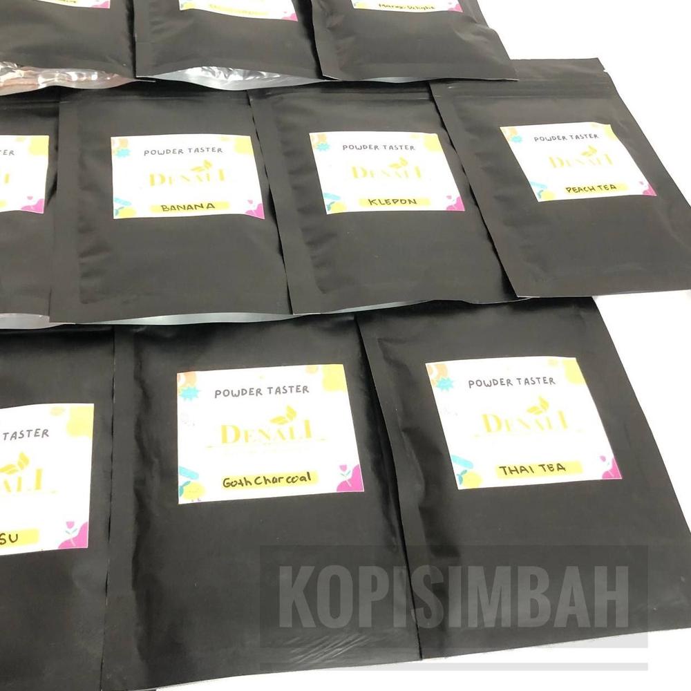 

Terbaik Taster Frappe Powder Denali 50 Gram Sampel Bubuk Minuman Frape Milk Shake Drink Premium Sample Ktl